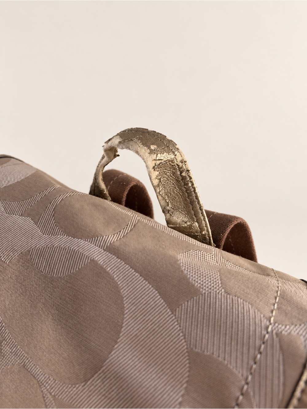 Coach Signature Canvas Drawstring Mini Backpack - Picture 9 of 9